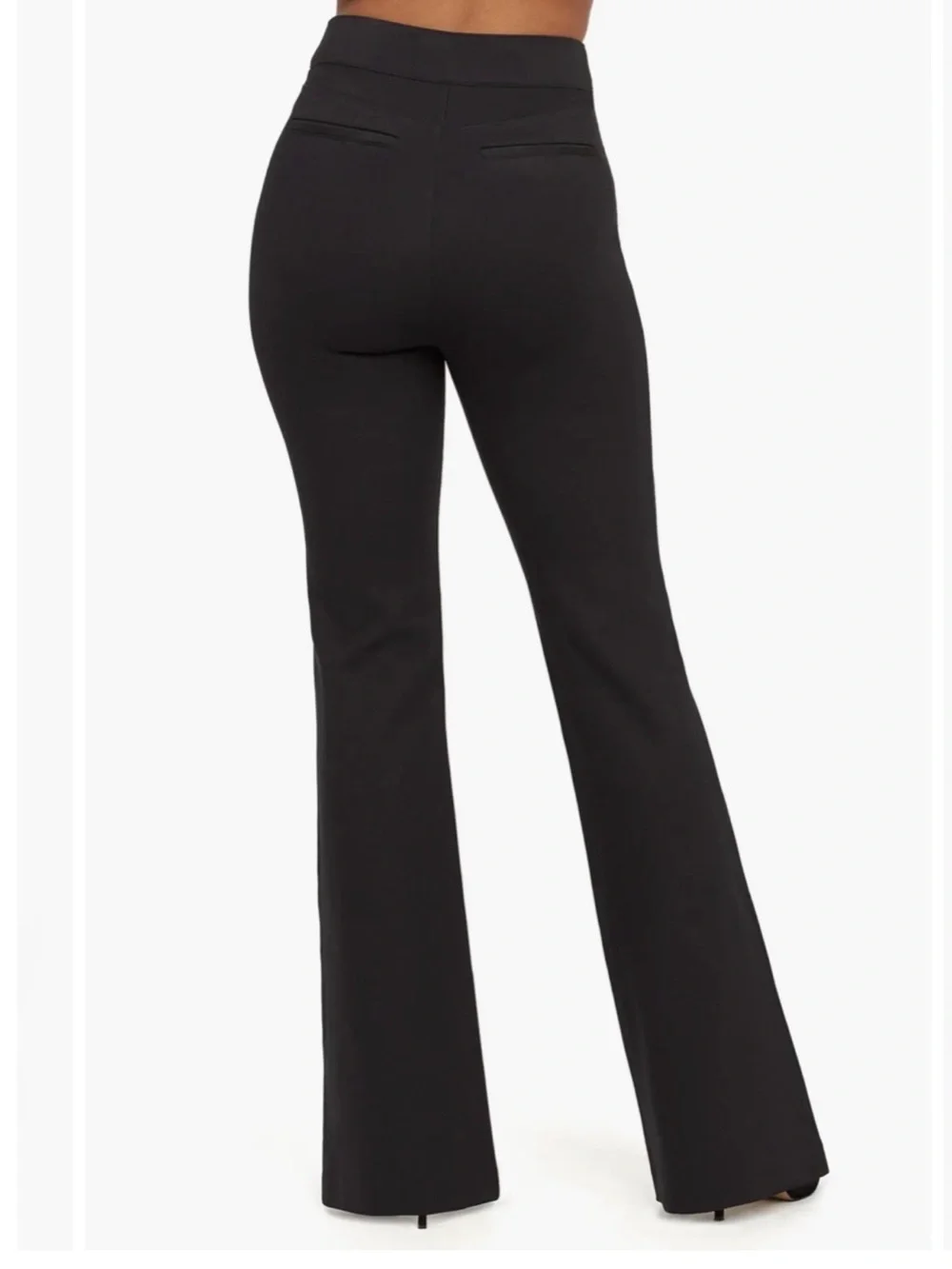 New! SPANX Women’s 1X Tall High Rise Flare Black Business Career Dress Pants